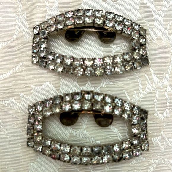 Musi Vintage Rhinestone Shoe Clips - Picture 6 of 12
